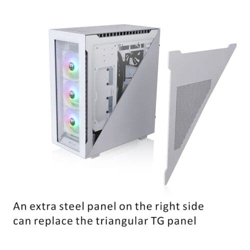 Thermaltake Divider 500 TG Snow ARGB Mid Tower Chassis - Image 6