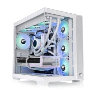 Thermaltake View 380 TG ARGB Snow Mid Tower Chassis-White