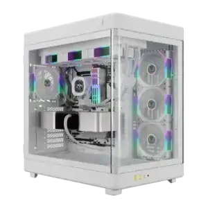 GAMDIAS NESO P1 PRO ARGB FULL TOWER GAMING CASE - WHITE