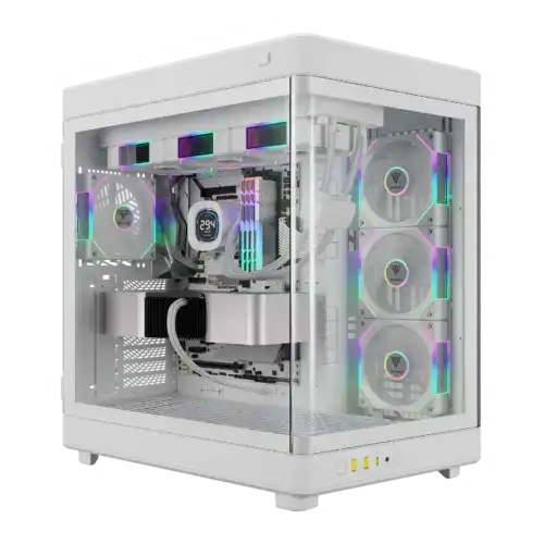 GAMDIAS NESO P1 PRO ARGB FULL TOWER GAMING CASE - WHITE