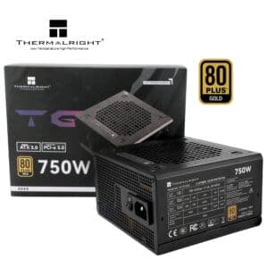 Thermalright (TG-750S) Gold 750W (ATX 3.0) PCIE 5.0 (12VHPWR) 80 Plus Gold Non Modular, Smart Fan
