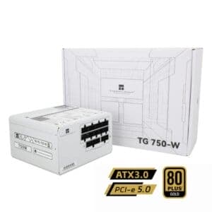 Thermalright (TG-750-W) Gold 750W (ATX 3.0) PCIE 5.0 (12VHPWR) 80 Plus Gold Full Modular, Smart Fan