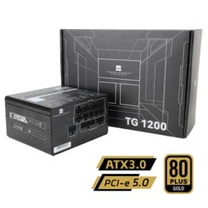 Thermalright (TG-1200) Gold 1200W (ATX 3.0) PCIE 5.0 (12VHPWR) 80 Plus Gold Full Modular, Smart Fan