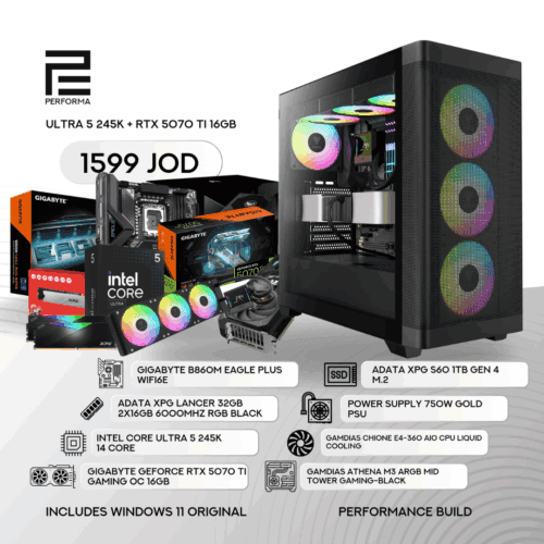 Ultra 5 245K + RTX 5070 Ti 16GB