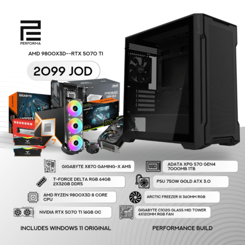 AMD 9800X3D--RTX 5070 Ti