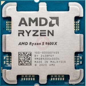 AMD RYZEN 5 9600X 6-Core 3.9GHz (5.4 GHz Max Boost) 38MB Cache AM5 Desktop Processor-Tray