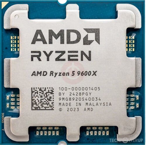 AMD RYZEN 5 9600X 6-Core 3.9GHz (5.4 GHz Max Boost) 38MB Cache AM5 Desktop Processor-Tray