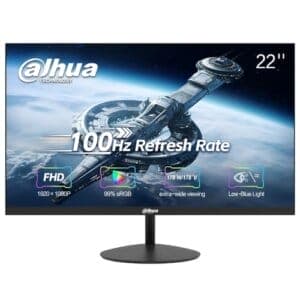 Dahua LM22-A200Y 22" Full Hd 100Hz Anti Blue Light Eye Protective Micro Bezel Design W/HDMI & VGA Interface-Black