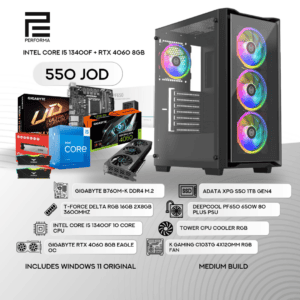 Intel Core I5 13400F + RTX 4060 8GB