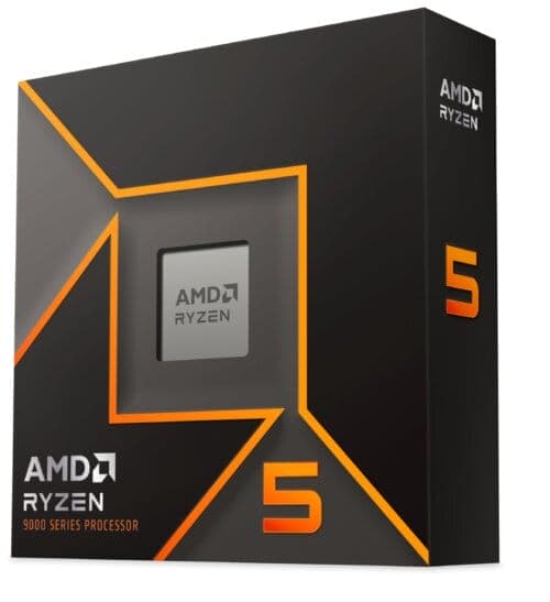 AMD RYZEN 5 9600X 6-Core 3.9GHz (5.4 GHz Max Boost) 38MB Cache AM5 Desktop Processor-Tray - Image 2
