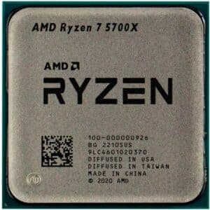 AMD RYZEN 7 5700X 8-Core 3.4GHz (4.6 GHz Max Boost) 36MB Cache AM4 Desktop Processor , Tray‏ ‏