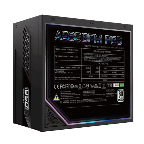 GIGABYTE AORUS ELITE P850W 80+ Platinum Modular PCIe 5.0 - Image 6