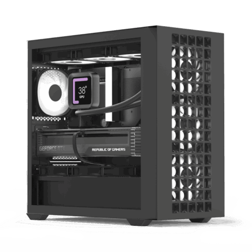 AEROCOOL D302A - Black ARGB