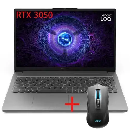 LENOVO LOQ 15IAX9E GAMING LAPTOP-Intel Core i5-12450HX-GeForce RTX 3050 6GB-15.6-inch 100% SRGB FHD IPS 144Hz