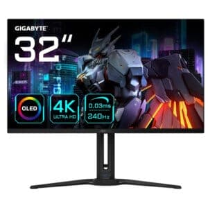 GIGABYTE AORUS FO32U2 32-inch OLED UHD 4K 240Hz 0.03ms KVM GAMING MONITOR