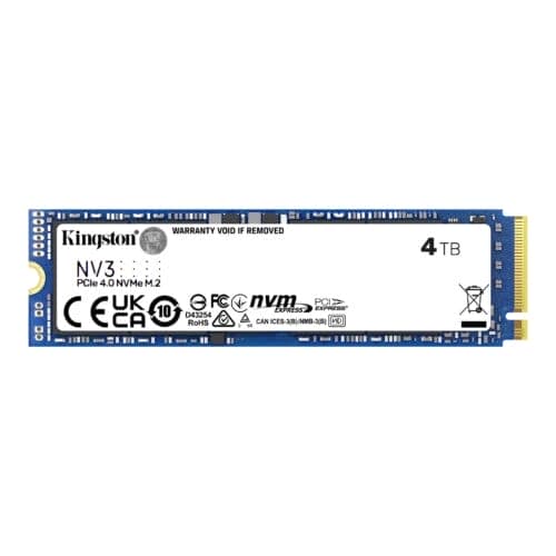 Kingston NV3 4TB M.2 2280 NVME PCIe Gen 4x4 Internal SSd Up To 6000 MB/s - Image 3