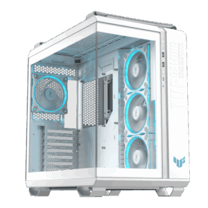 ASUS TUF GT502 Horizon ARGB Dual Chamber Design Independent Cooling Zones For The Cpu & Gpu w/pre-installed 4 ARGB  Fans-White