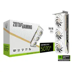 ZOTAC GAMING GeForce RTX 5070 Ti SOLID CORE OC White Edition