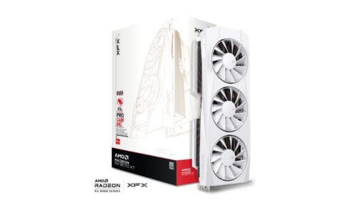 XFX Quicksilver AMD Radeon RX 9070XT 16GB White Gaming Edition