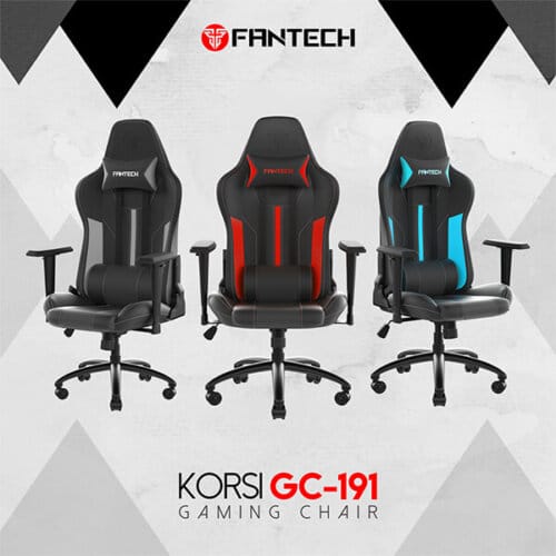 FANTECH KORSI GC191 GAMING CHAIR - GREY - Image 2