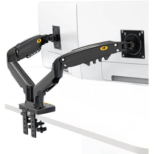 NORTH BAYOU F160 DUAL MONITOR DESK MOUNT STAND FOR 17 - 27 inch MONITORS - Image 3