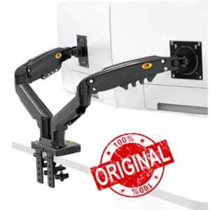 NORTH BAYOU F160 DUAL MONITOR DESK MOUNT STAND FOR 17 - 27 inch MONITORS