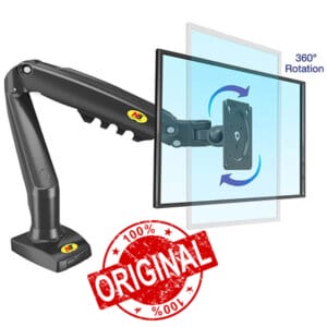 NORTH BAYOU F80 MONITOR DESK MOUNT STAND FULL MOTION FOR 17-30-inch MONITORS