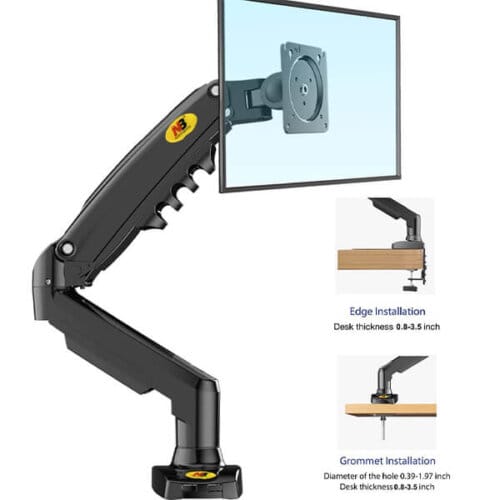 NORTH BAYOU F80 MONITOR DESK MOUNT STAND FULL MOTION FOR 17-30-inch MONITORS - Image 2
