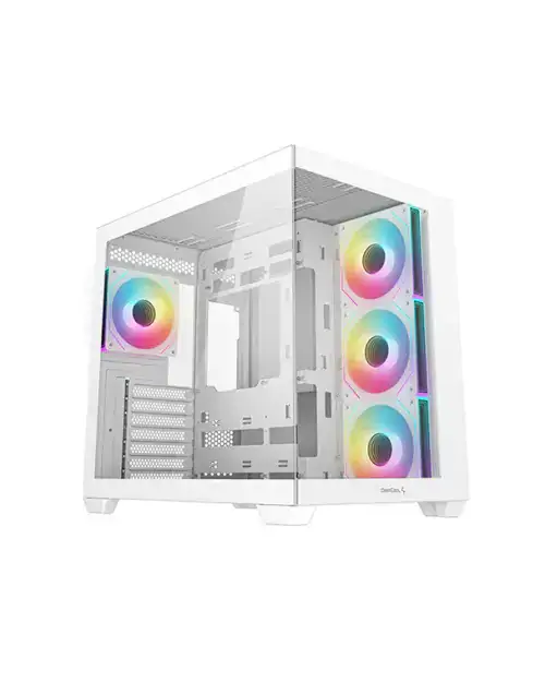 DEEPCOOL CG530 4F Panoramic ATX Mid-Tower - White - Image 2