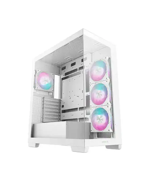 DEEPCOOL CG580 4F Panoramic ATX Mid-Tower - White - Image 2