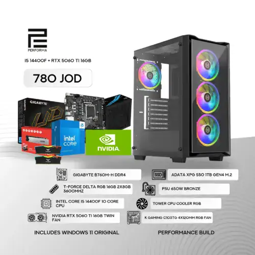 I5 14400F + RTX 5060 Ti 16GB