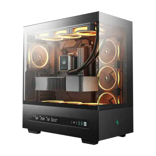 DEEPCOOL CH690 DIGITAL Mid Tower w - Black