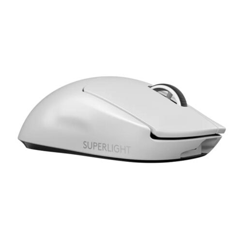 Logitech G PRO X SUPERLIGHT Wireless Ultra-Lightweight 63 grams HERO 25K Sensor 25,600 DPI 5 Buttons – White - Image 4