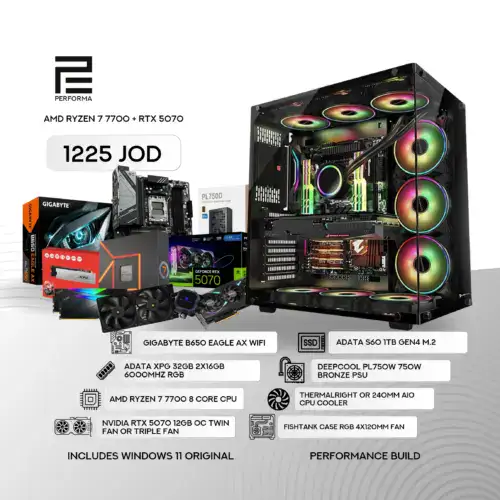 AMD Ryzen 7 7700 + RTX 5070