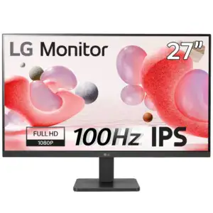 LG 27MR400 27" IPS Full HD 100Hz Borderless Design Enhanced Eye Protection AMD FreeSync HDMI & VGA Interface - Black