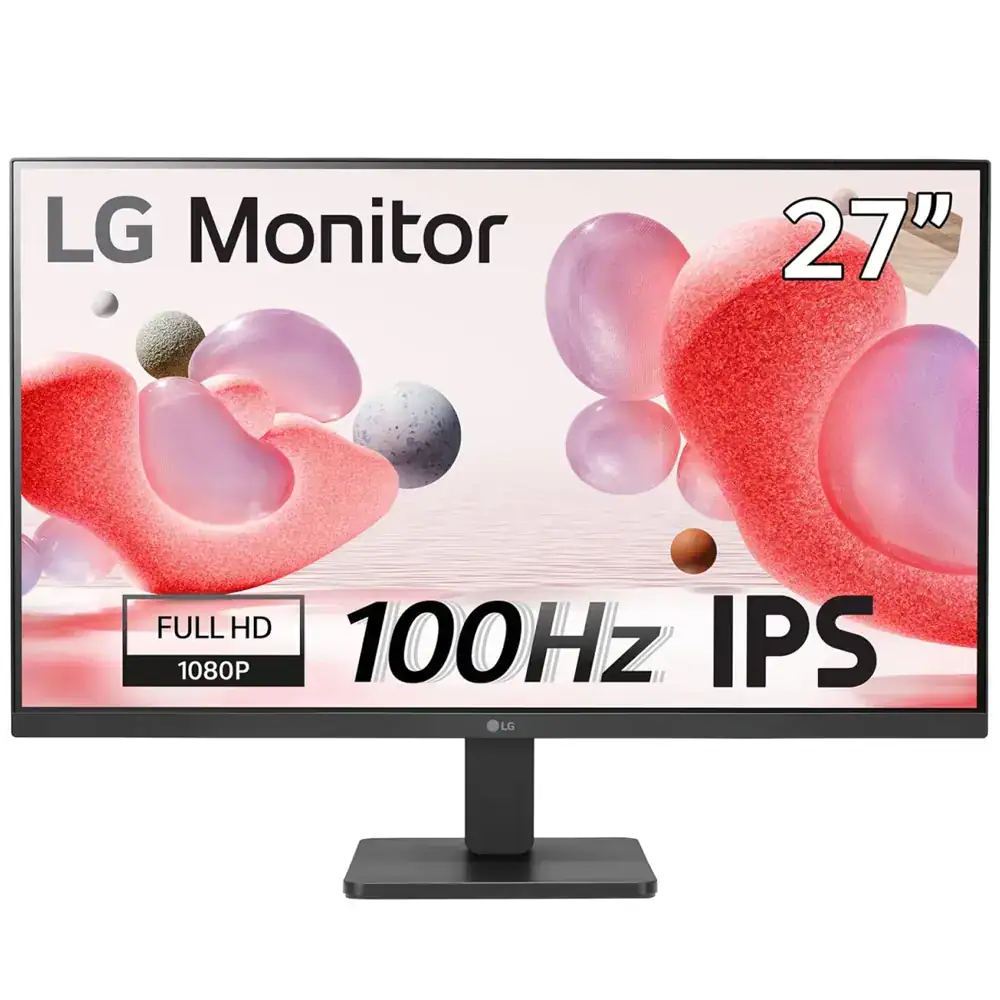 LG 27MR400 27″ IPS Full HD 100Hz Borderless Design Enhanced Eye Protection AMD FreeSync HDMI & VGA Interface – Black