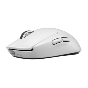 Logitech G PRO X SUPERLIGHT Wireless Ultra-Lightweight 63 grams HERO 25K Sensor 25,600 DPI 5 Buttons – White