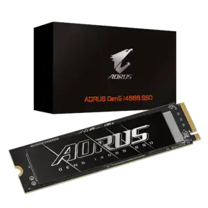 GIGABYTE AORUS 1TB Gen5 PCI-Express 5.0x4, NVMe 2.0 M.2 2280 Up to 13,600 MB/s Sequential Read & Up to 10,200 MB/s Sequential Write