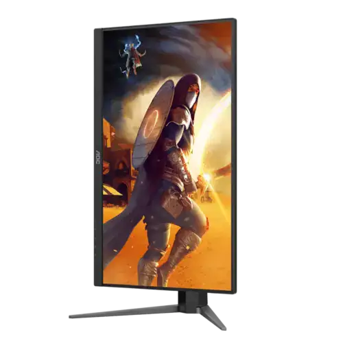 AOC 24G4H 24″ Fast IPS Full HD 200Hz 0.3ms 126% sRGB HDR 10 Adaptive-Sync w/ HDMI & DP Interface & Adjustable Stand – Black & Red - Image 3