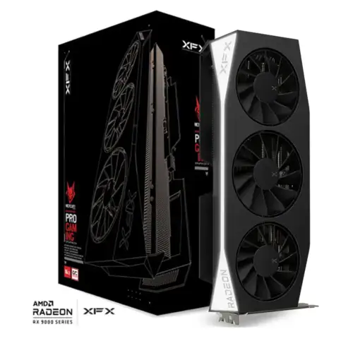 XFX Mercury AMD Radeon 16GB RX 9060 XT  OC Triple Fan GDDR6 Gaming Edition