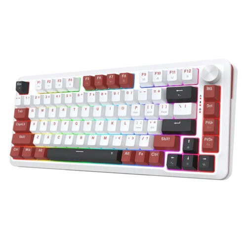 Redragon K721 Rapid Trigger Mechanical Keyboard, 8K Hz Gasket Mounted RGB 75％ Wired Gaming Keyboard with Volume Knob, Support Web & Client Driver, Magnetic Switch Fast Adjustable Actuation for PC MAC - Image 4