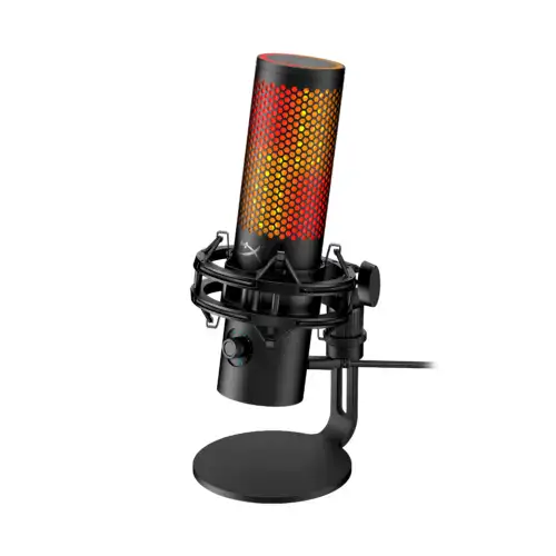 HyperX QuadCast 2 S (2024) USB Microphone, Future Ready Audio, Tap-to-Mute Sensor, Detachable Shock Mount, Dynamic Lighting Display, Mic Status LED Indicators, Black - Image 6