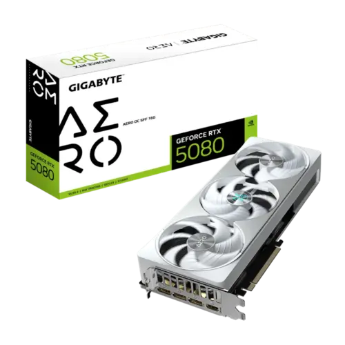 GIGABYTE GeForce RTX 5080 AERO OC SFF 16GB GDDR7