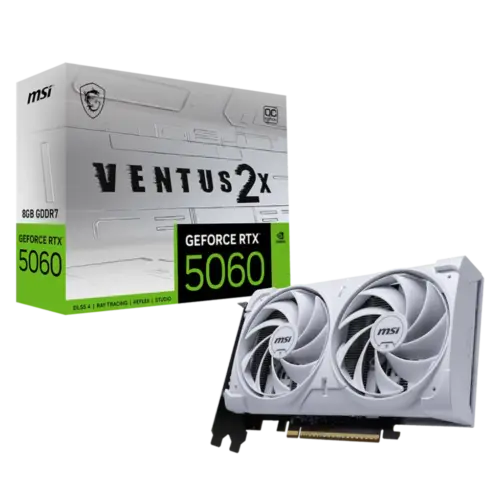 MSI GeForce 5060 VENTUS 2X OC WHITE 8GB GDDR7