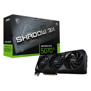 MSI GeForce RTX 5070 Ti SHADOW 3X OC 16GB GDDR7