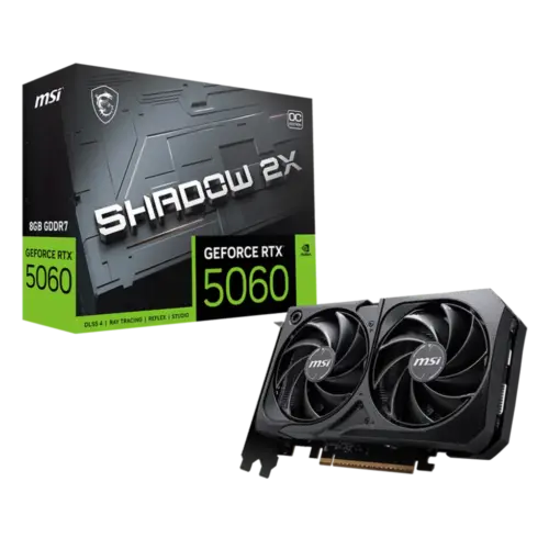 MSI GeForce 5060 SHADOW 2X OC 8GB GDDR7