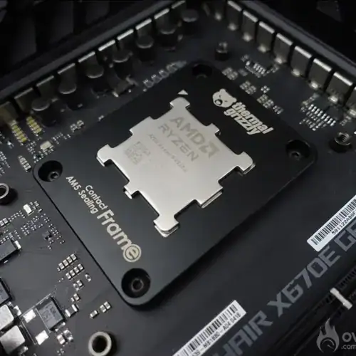 Thermal Grizzly AMD AM5 Aluminum Contact Sealing Frame CPU Socket Secure Frame, Protects The Exposed Components Of The Ryzen 7000/8000/9000 CPUs - Image 2