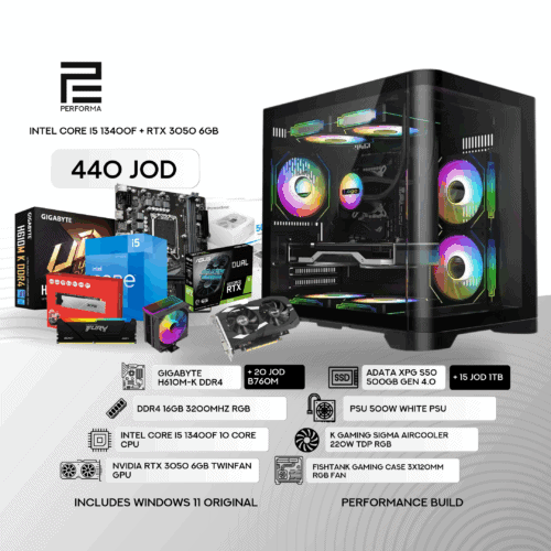 Intel Core I5 13400F + RTX 3050 6GB