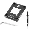 Thermalright AMD AM5 Aluminum Black Contact Frame CPU Socket Anti-Warp & Bend, Secure Frame, Temp Reduction (1-3) Degrees, Comes With Free TF7 (12.8 w/m.k) Thermal Paste Tube