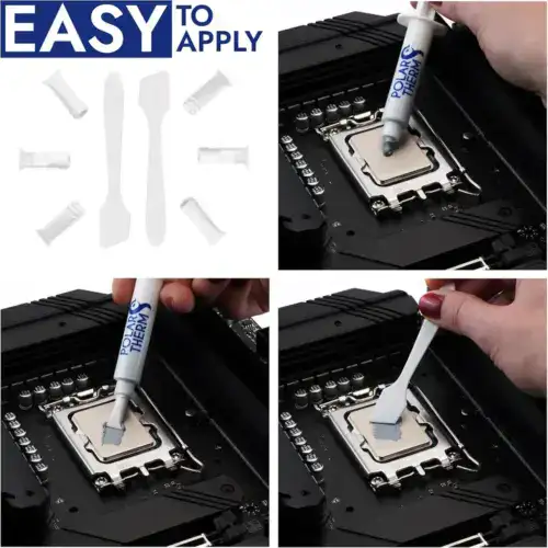 Polartherm X10 By Thermal Grizzly (2g) Extreme Performance Thermal Past For CPU & GPU, Non-Conductive Thermal Grease - Image 3
